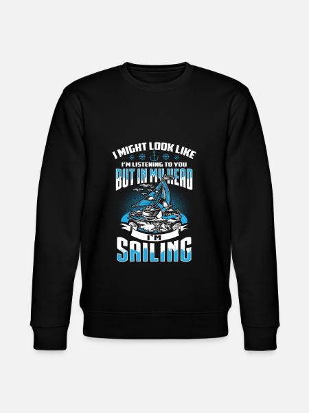 Sailing in my Head - EN - Stanley/Stella CHANGER Unisex Organic Sweatshirt - black