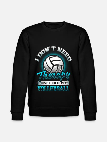 Volleyball - Therapy - Stanley/Stella CHANGER Unisex Organic Sweatshirt - black