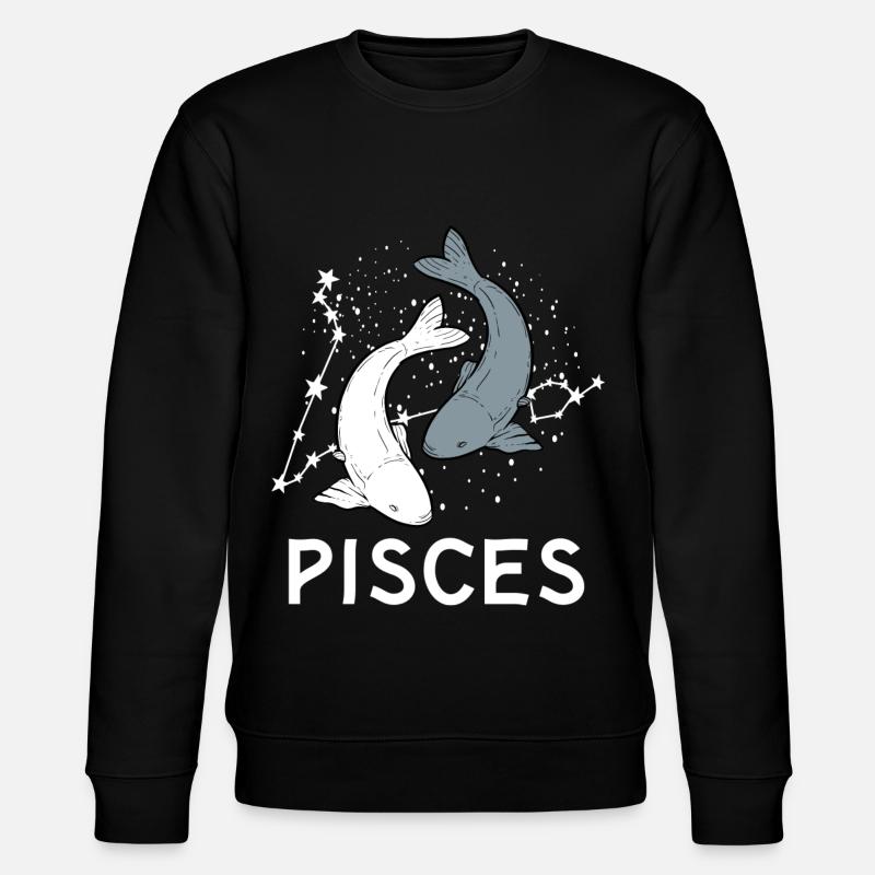Signes du zodiaque Poissons - Sweat bio CHANGER Stanley/Stella Unisexe - noir