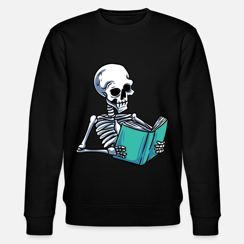 Lesen - Stanley/Stella Unisex Bio-Sweatshirt CHANGER  - Schwarz