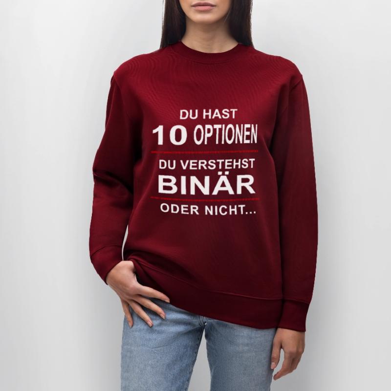 Binaer Witz 4 Informatiker Programmierer Stanley/Stella Unisex Bio-Sweatshirt CHANGER 