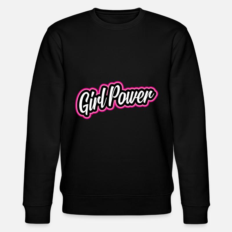 Girl Power Mädchen Power - Stanley/Stella Unisex Bio-Sweatshirt CHANGER - Schwarz