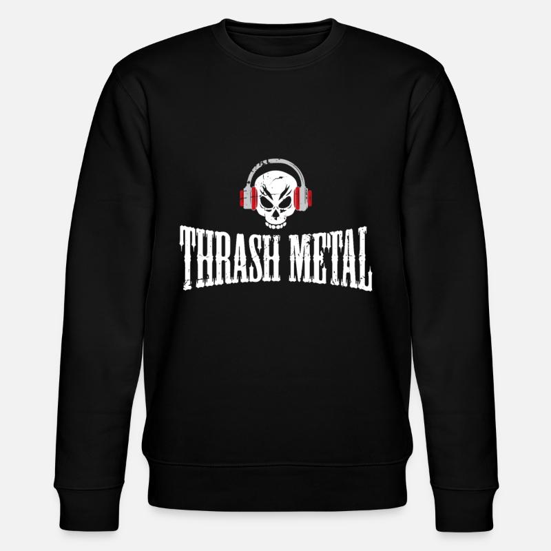 Thrash Metal Music Gift - Stanley/Stella CHANGER Unisex Organic Sweatshirt - black
