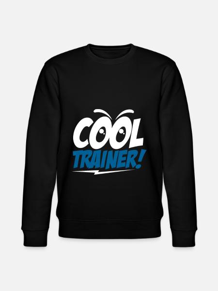 Trainer Geschenk Sport - Stanley/Stella Unisex Bio-Sweatshirt CHANGER  - Schwarz