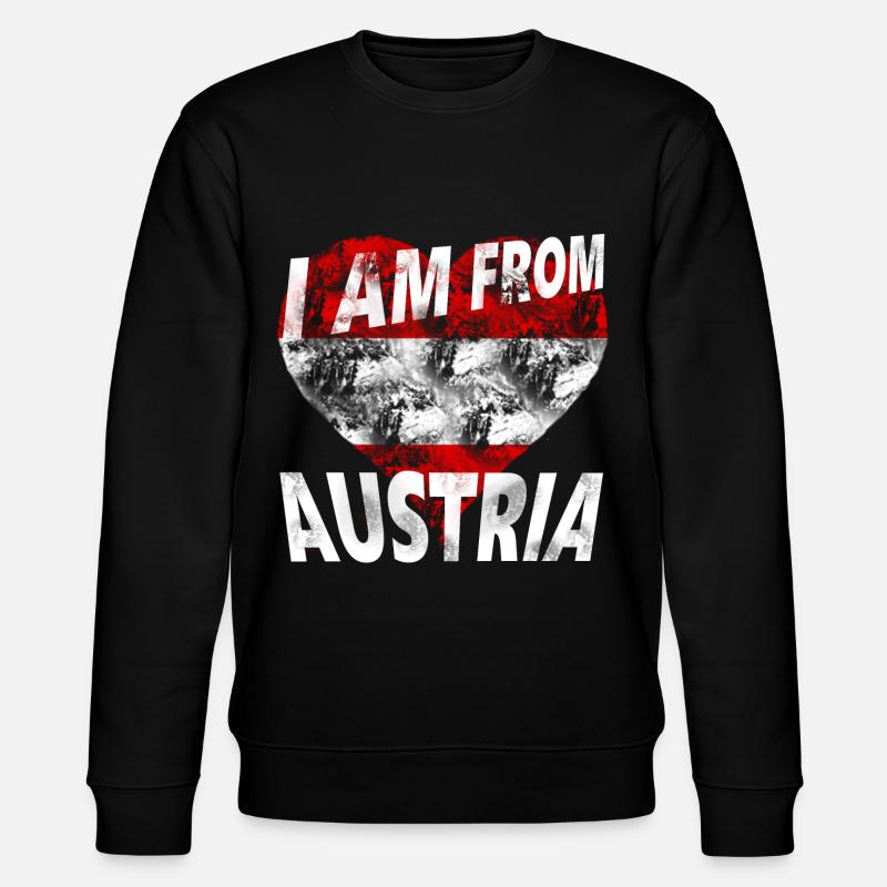 austria - Stanley/Stella CHANGER Unisex Organic Sweatshirt - black