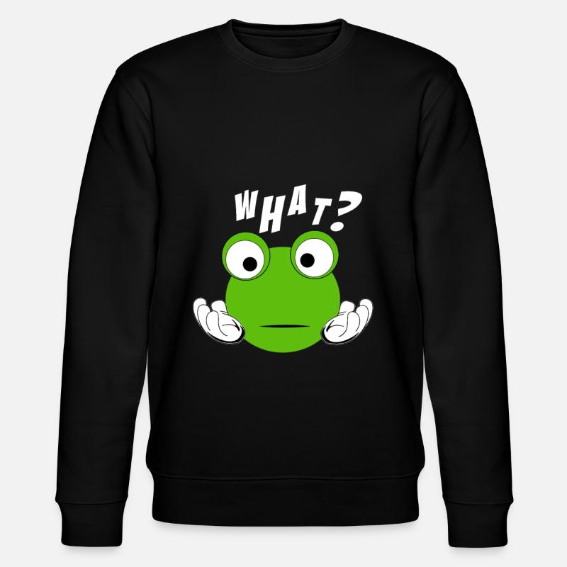 confused confusion gift - Stanley/Stella CHANGER Unisex Organic Sweatshirt - black