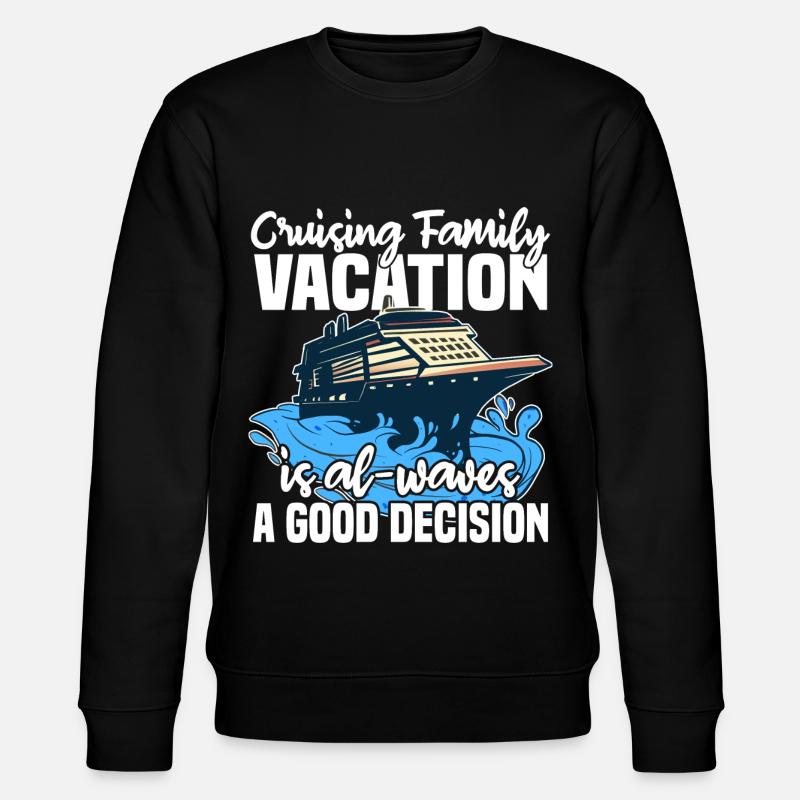 Kreuzfahrt Urlaub - Stanley/Stella Unisex Bio-Sweatshirt CHANGER - Schwarz