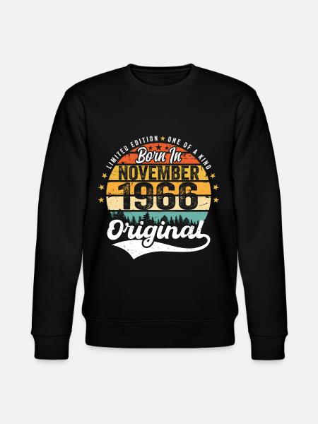 Legendary since November 1966 - 1966 - Stanley/Stella CHANGER Unisex Organic Sweatshirt - black