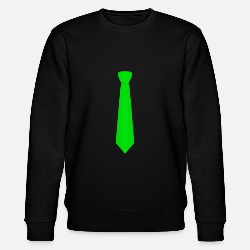 Grüne Krawatte - Stanley/Stella Unisex Bio-Sweatshirt CHANGER  - Schwarz