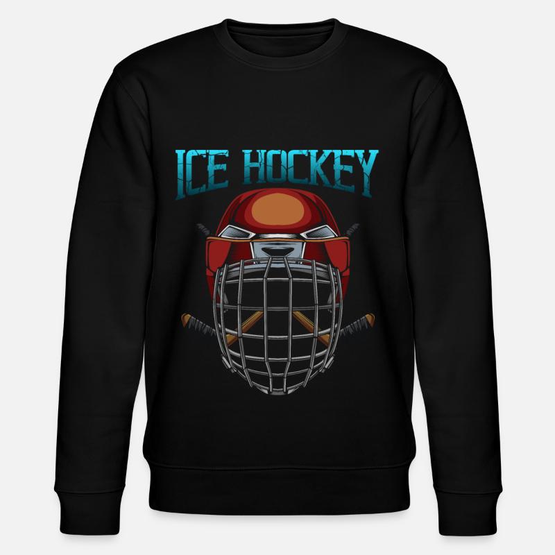 Ice Hockey - Stanley/Stella Unisex Bio-Sweatshirt CHANGER  - Schwarz
