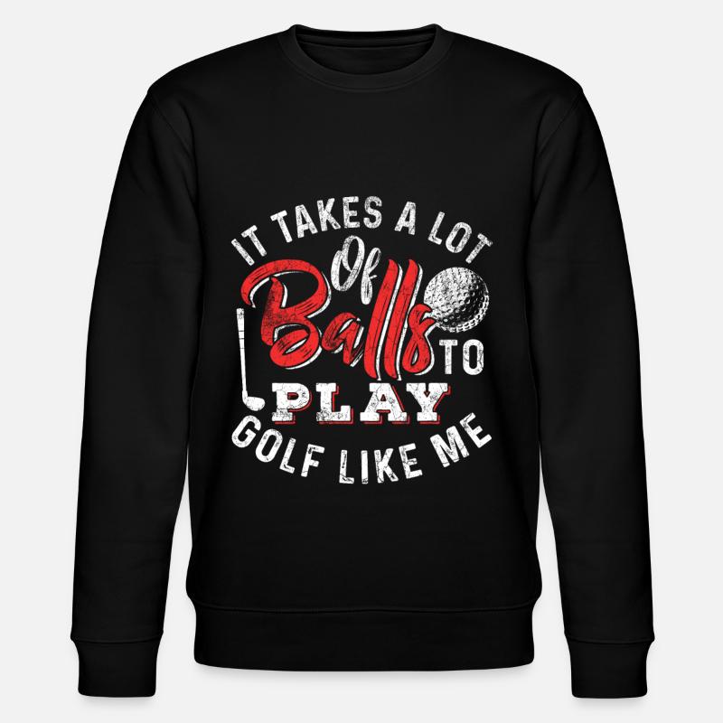 golf - Stanley/Stella CHANGER Unisex Organic Sweatshirt - black