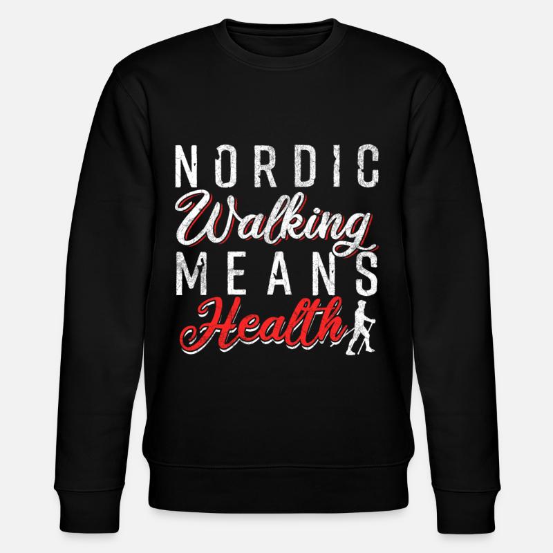 Marche nordique - Sweat bio CHANGER Stanley/Stella Unisexe - noir