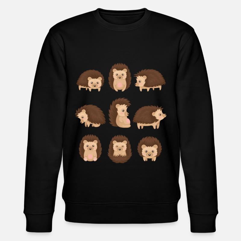 Hérisson - Sweat bio CHANGER Stanley/Stella Unisexe - noir