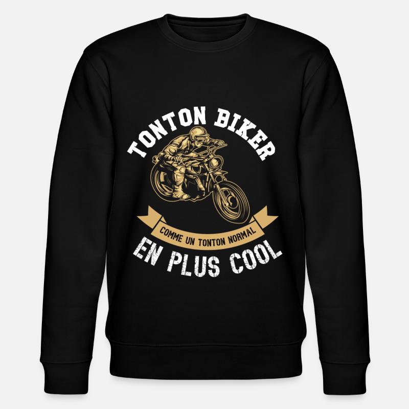 tonton biker - Sweat bio CHANGER Stanley/Stella Unisexe - noir
