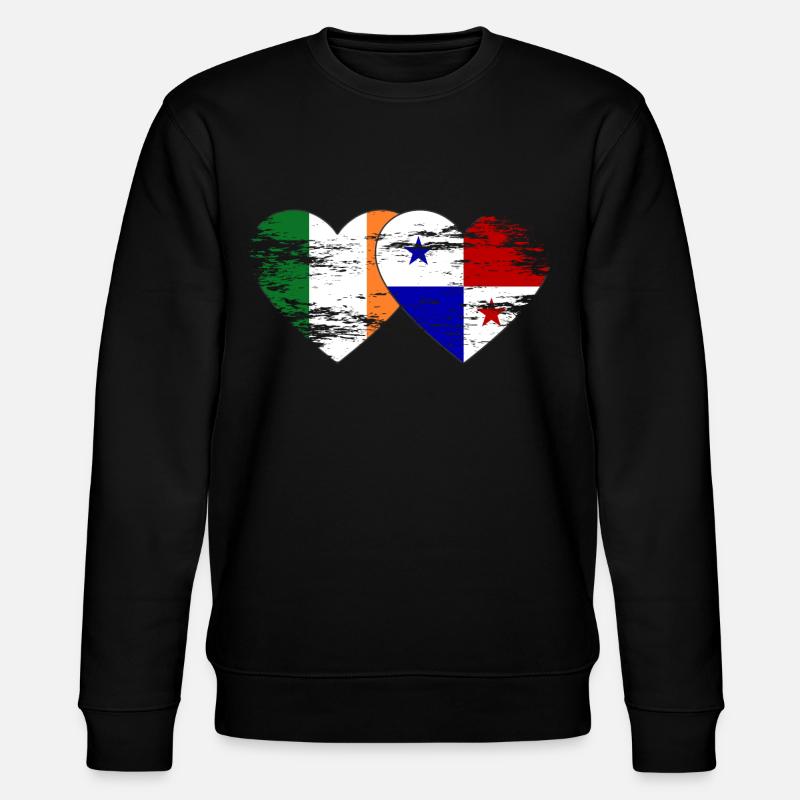 Irlande Drapeau du Panama utilisé - Sweat bio CHANGER Stanley/Stella Unisexe - noir