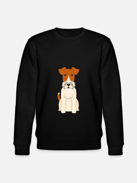 Wire Fox Terrier - Stanley/Stella Unisex Bio-Sweatshirt CHANGER  - Schwarz