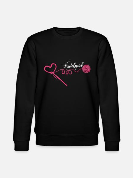 Häkeln Nähen - Stanley/Stella Unisex Bio-Sweatshirt CHANGER  - Schwarz