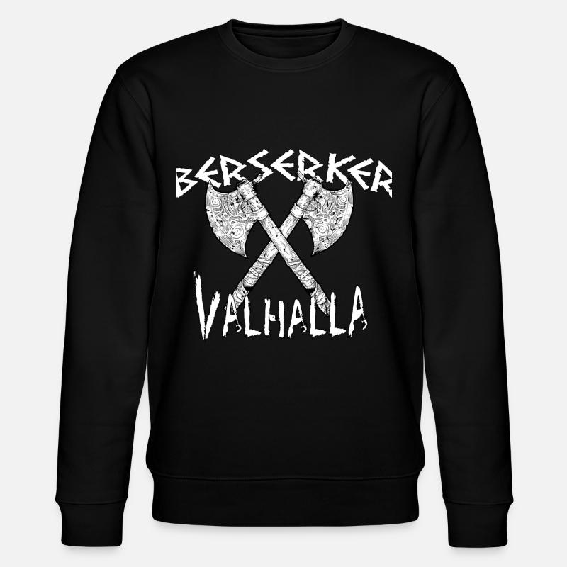 Berserker Valhalla - Stanley/Stella CHANGER Unisex Organic Sweatshirt - black