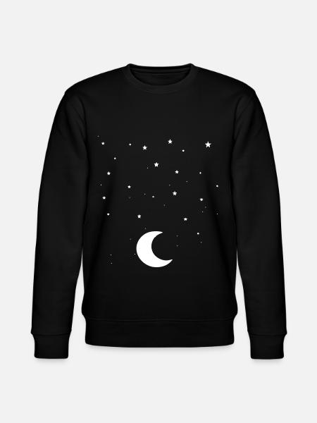 lune et étoiles - Sweat bio CHANGER Stanley/Stella Unisexe - noir