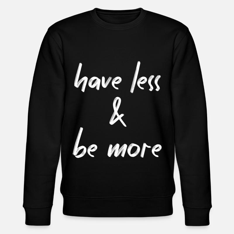 Minimalisme - Sweat bio CHANGER Stanley/Stella Unisexe - noir