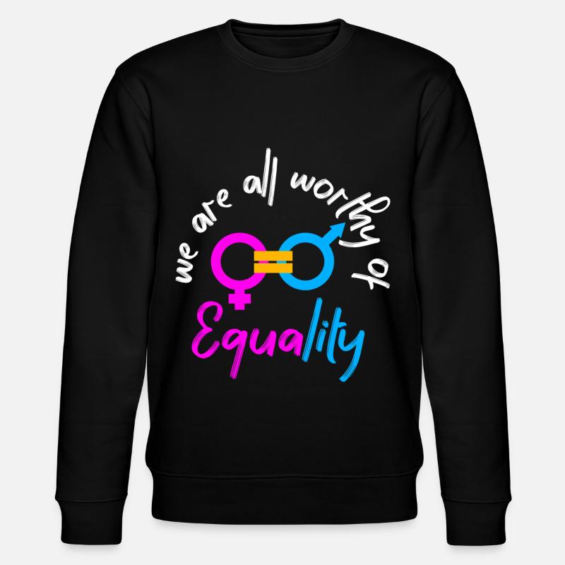 Égalité - Sweat bio CHANGER Stanley/Stella Unisexe - noir