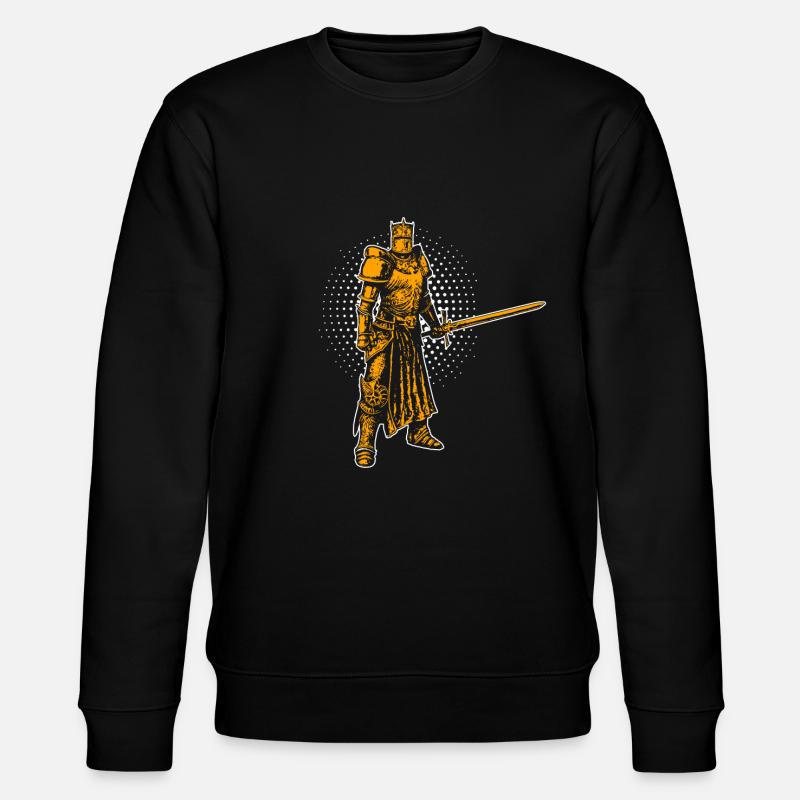 Knight Middle Ages - Stanley/Stella CHANGER Unisex Organic Sweatshirt - black