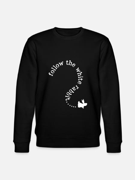 Suis le lapin blanc - Sweat bio CHANGER Stanley/Stella Unisexe - noir