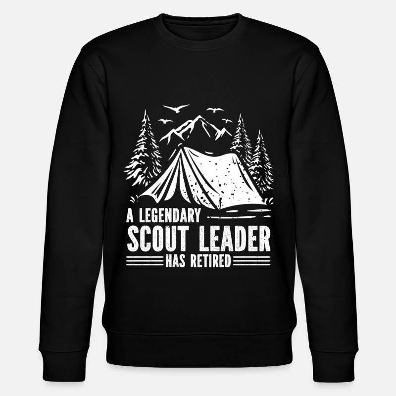 Pfadfinderleiter | Pfadfinder Scouting Geschenk - Stanley/Stella Unisex Bio-Sweatshirt CHANGER - Schwarz