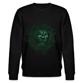 Afrikanische Union - Stanley/Stella Unisex Bio-Sweatshirt CHANGER  - Schwarz - Vorne - Nik (191cm) & Marisol (170cm)