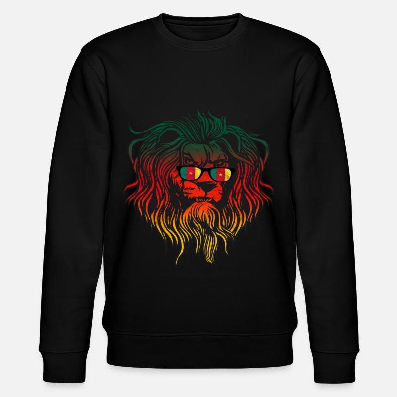 Kamerun - Stanley/Stella Unisex Bio-Sweatshirt CHANGER  - Schwarz