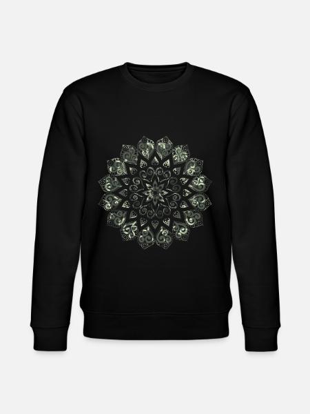 Mandala - Stanley/Stella Unisex Bio-Sweatshirt CHANGER - Schwarz