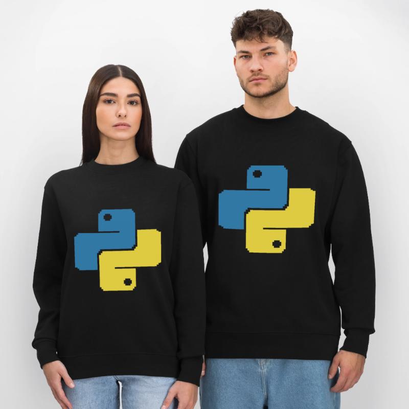 Python Pixelart Stanley/Stella Unisex Bio-Sweatshirt CHANGER 