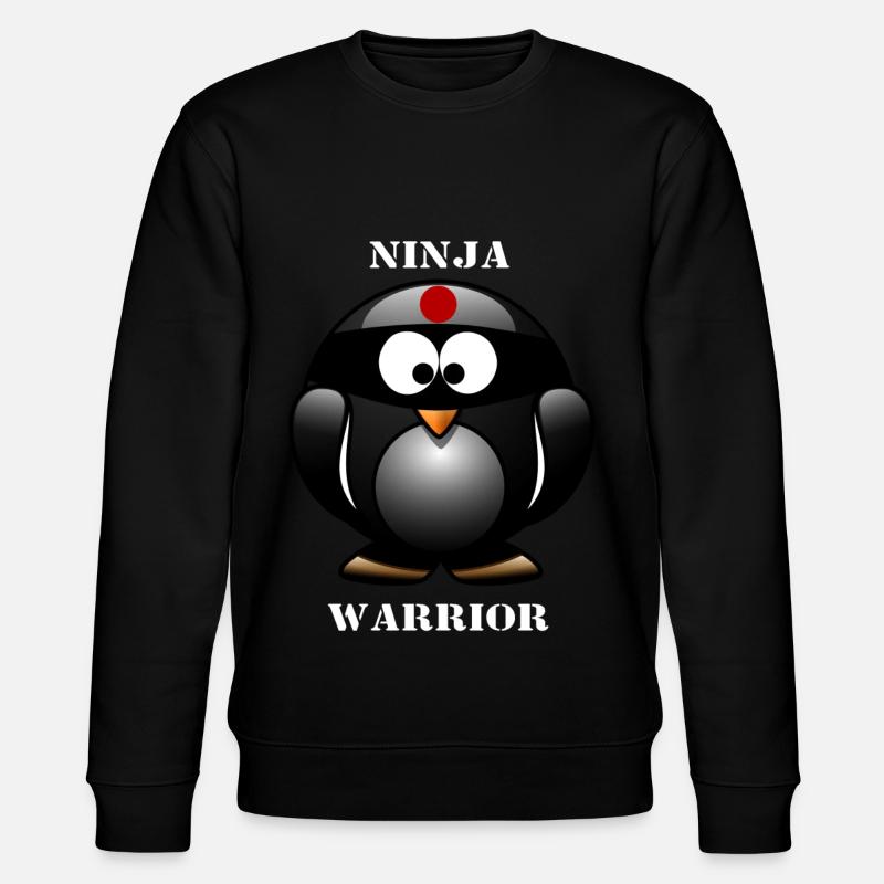 Ninja warrior - Stanley/Stella CHANGER Unisex Organic Sweatshirt - black