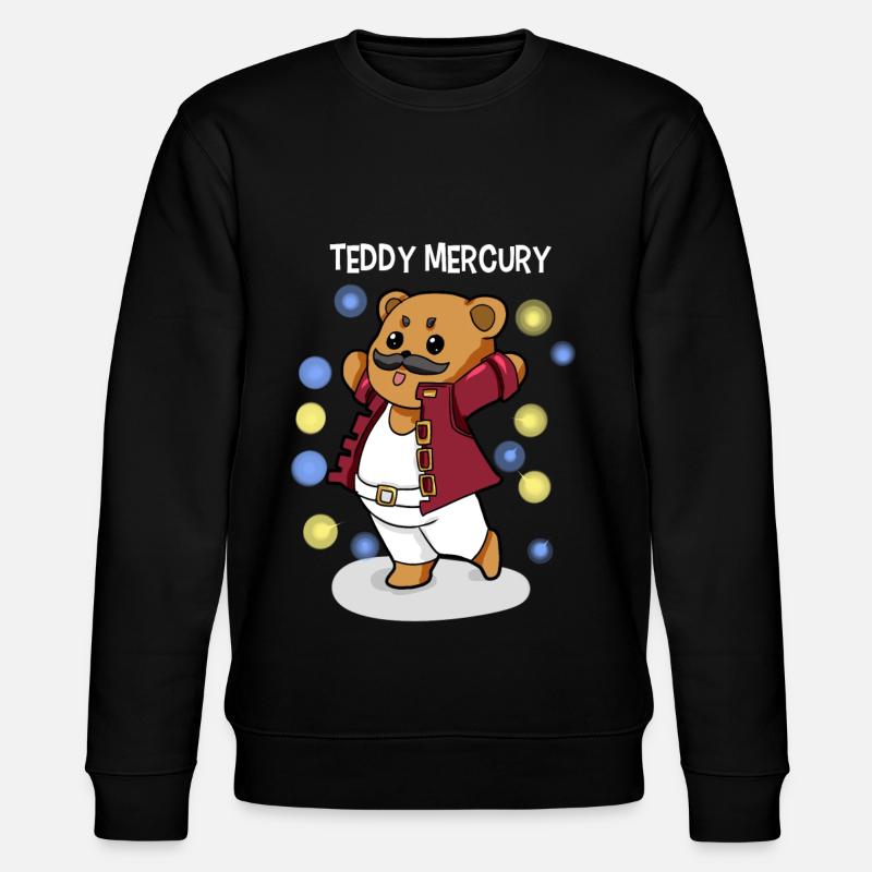 Teddy Mercury - Stanley/Stella CHANGER Unisex Organic Sweatshirt - black