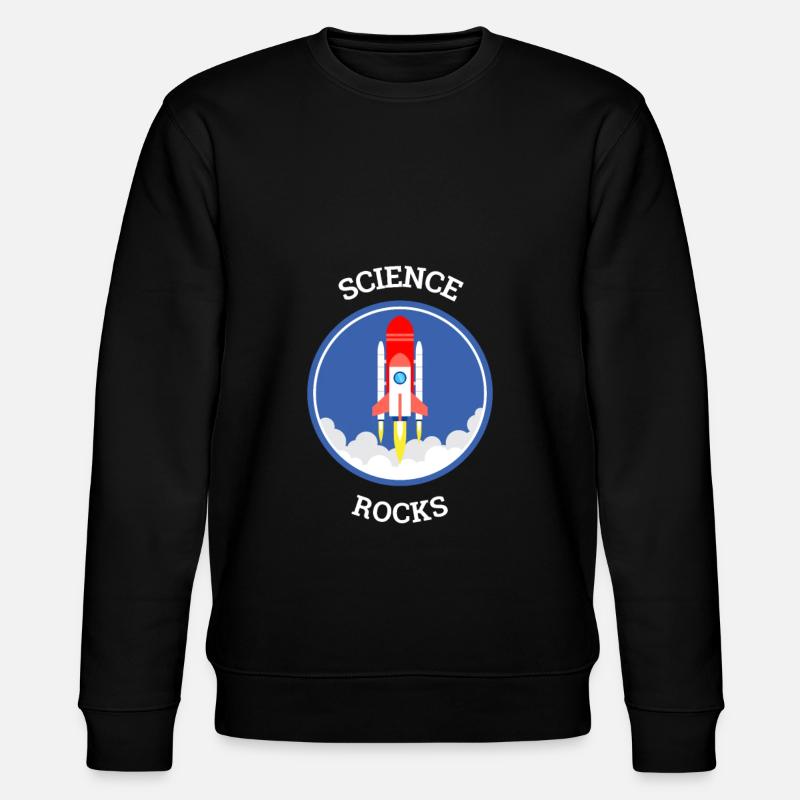Science Rocks Computer Scientist Nerd - Stanley/Stella CHANGER Unisex Organic Sweatshirt - black
