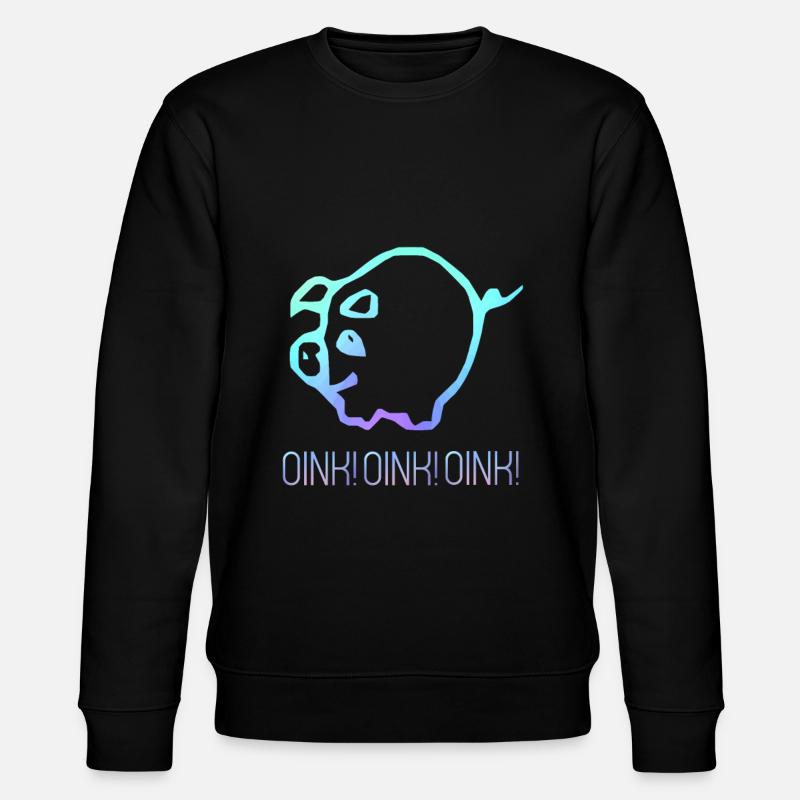Oink! Oink! Oink! - Stanley/Stella CHANGER Unisex Organic Sweatshirt - black