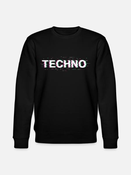 Techno 3D Rave Festival - Stanley/Stella CHANGER Unisex Organic Sweatshirt - black