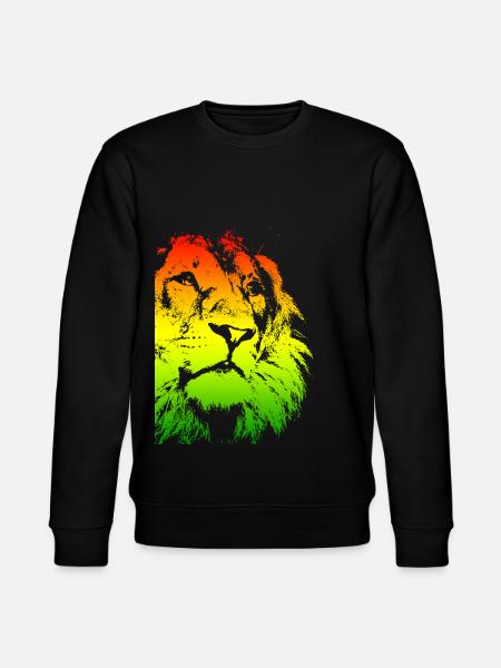 Lion's head - Stanley/Stella CHANGER Unisex Organic Sweatshirt - black