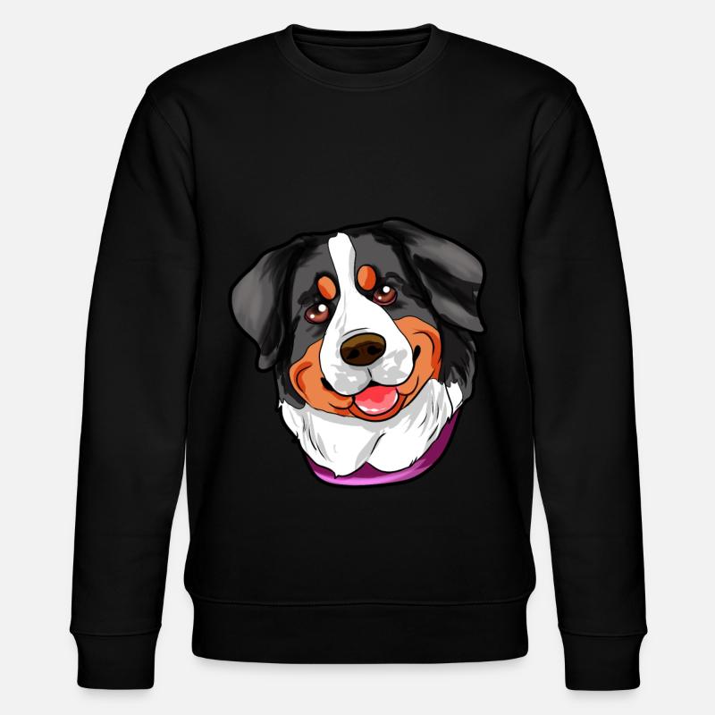 Berner Sennenhund Dürrbächler Bernersennenhund - Stanley/Stella CHANGER Unisex Organic Sweatshirt - black