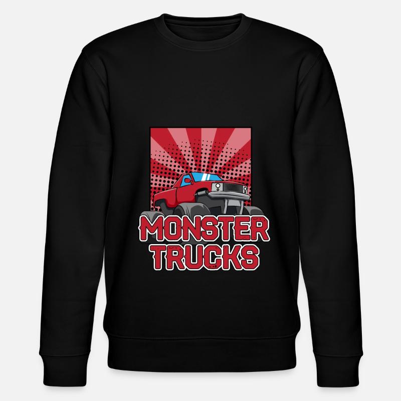 Monster truck Trucks - Sweat bio CHANGER Stanley/Stella Unisexe - noir