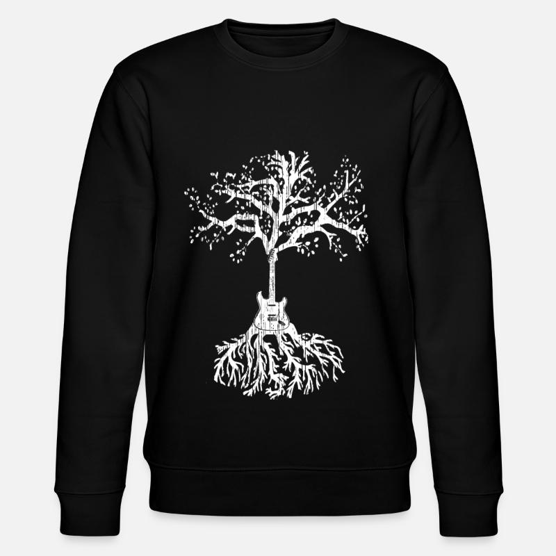 Gitarre Baum - Stanley/Stella Unisex Bio-Sweatshirt CHANGER - Schwarz