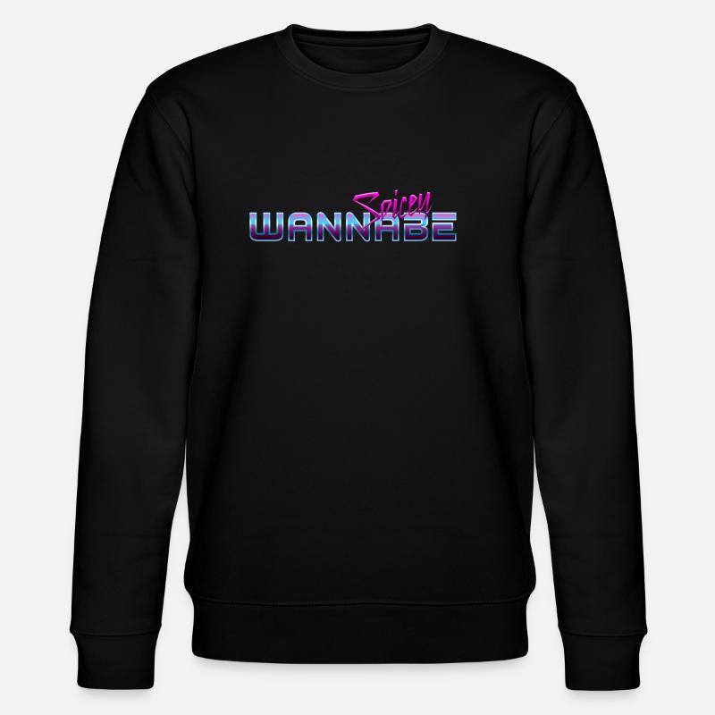 Wannabe Spicey - Stanley/Stella Unisex Bio-Sweatshirt CHANGER - Schwarz