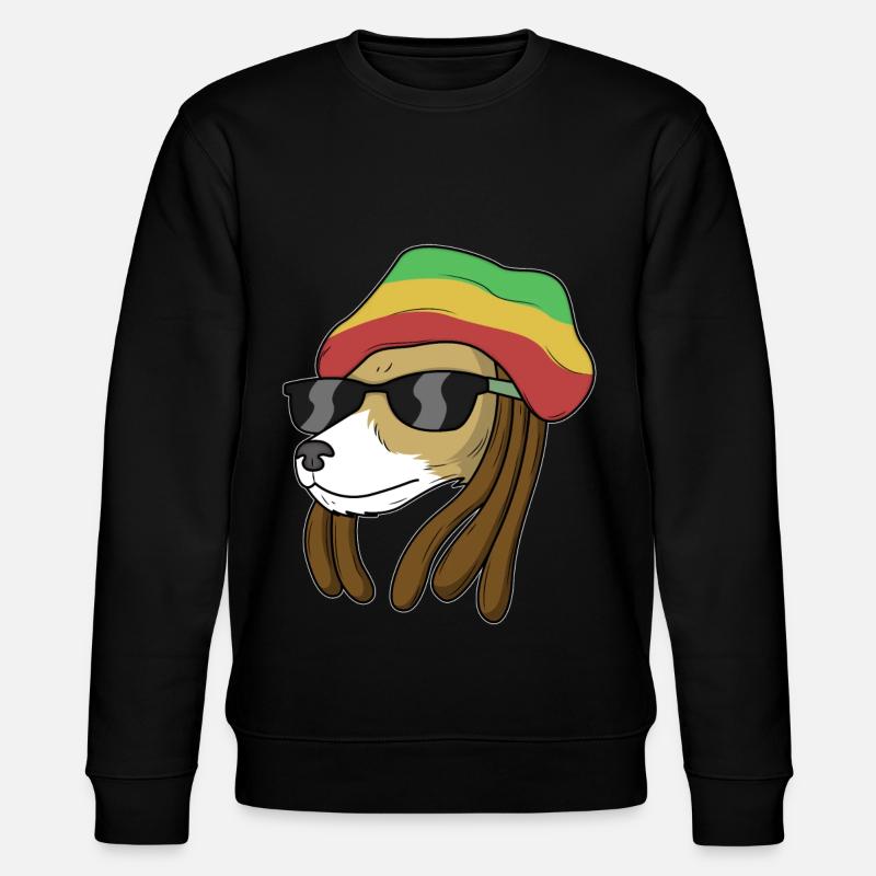 Chien reggae - Sweat bio CHANGER Stanley/Stella Unisexe - noir