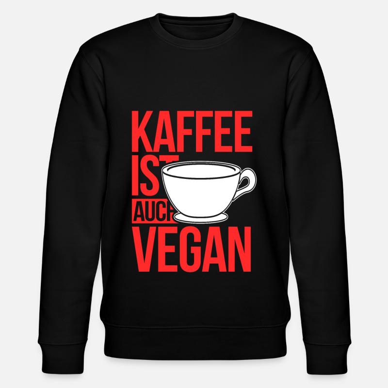 Perfektes Kaffee-Trinker Geschenk - Stanley/Stella Unisex Bio-Sweatshirt CHANGER  - Schwarz