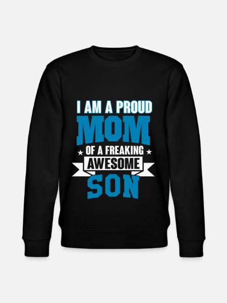 Mutter und Sohn - Stanley/Stella Unisex Bio-Sweatshirt CHANGER  - Schwarz