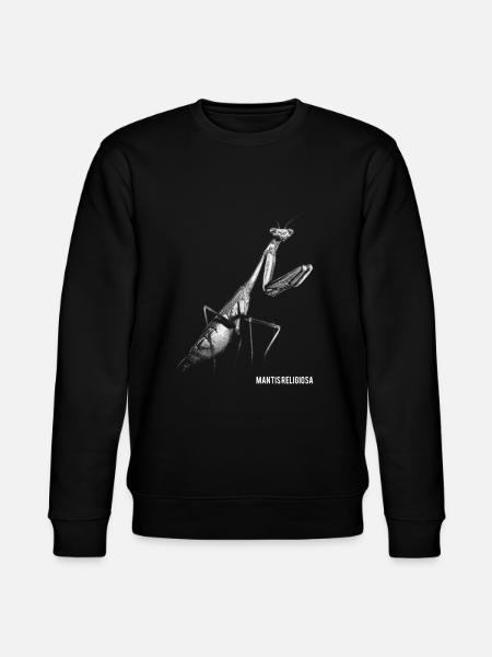 Gottesanbeterin - Stanley/Stella Unisex Bio-Sweatshirt CHANGER  - Schwarz