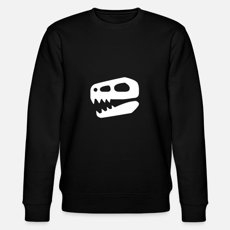 Dino - Stanley/Stella Unisex Bio-Sweatshirt CHANGER  - Schwarz