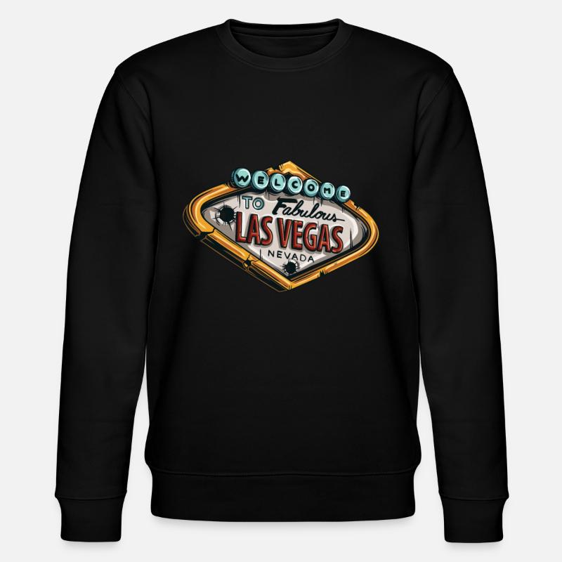 Las Vegas - Stanley/Stella Unisex Bio-Sweatshirt CHANGER  - Schwarz