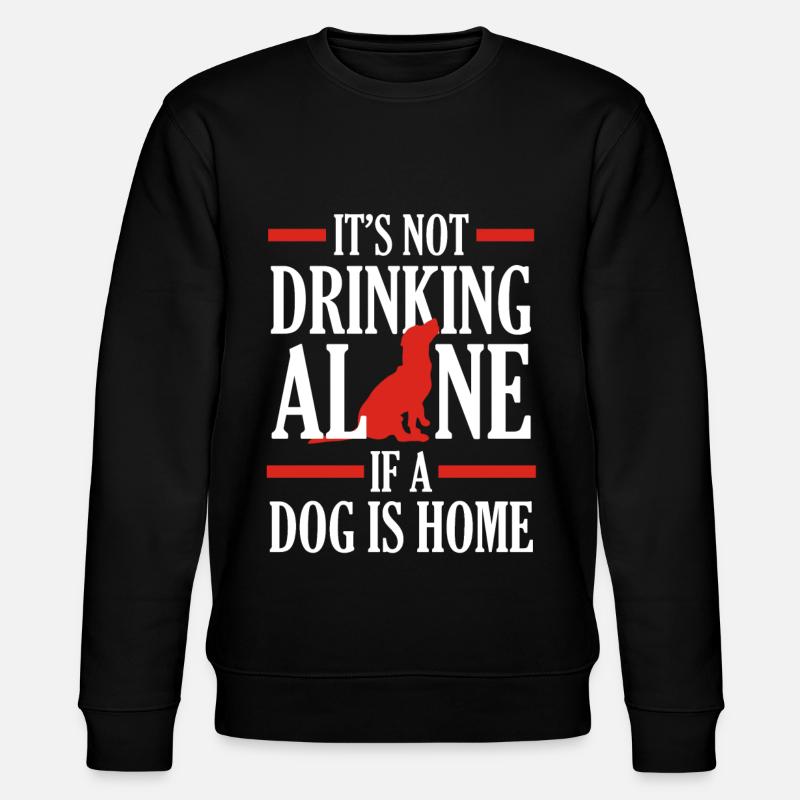 Hunde Spruch - Stanley/Stella Unisex Bio-Sweatshirt CHANGER  - Schwarz