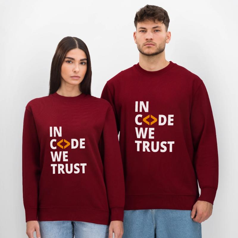 En code, nous faisons confiance au programmeur Geek Coding Nerd Sweat bio CHANGER Stanley/Stella Unisexe